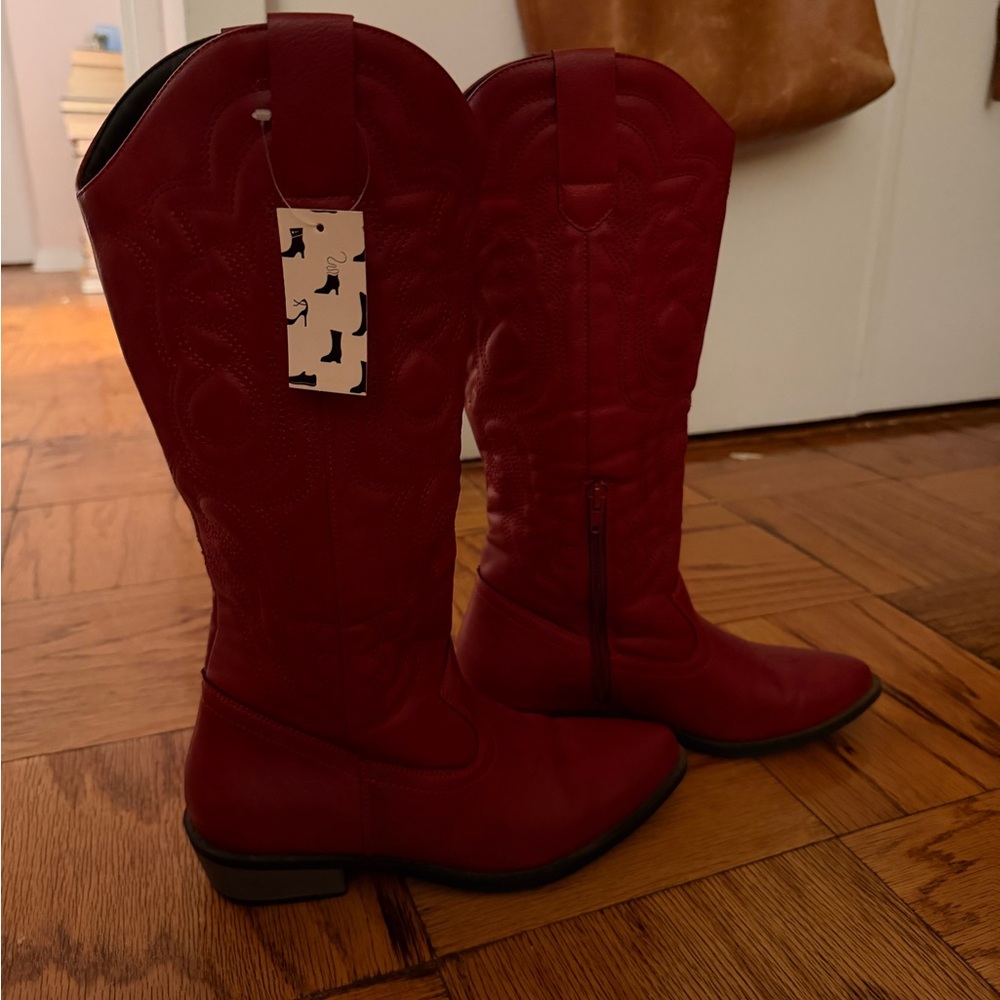 Cowgirl Embroidered Western Boots - image 9
